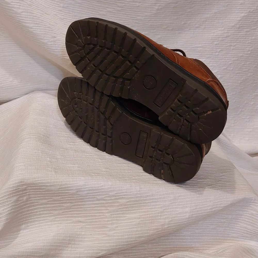 Vintage Timberland Men's Brown Leather Oxfords Size 11